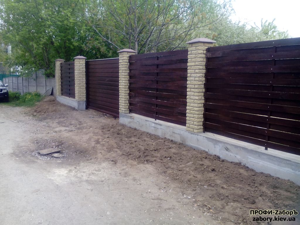 Будівництво дерев'яних парканів в Києві